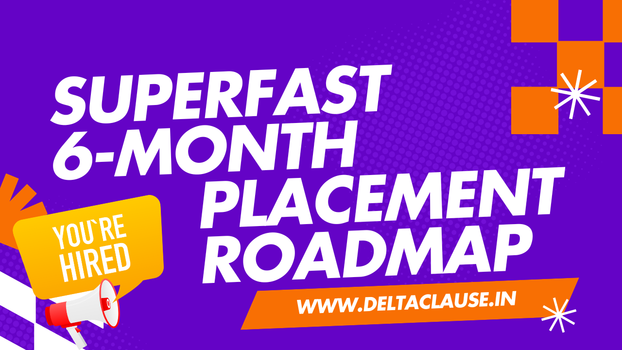 Step-by-step 6-month placement roadmap for 2025 to crack top job opportunities with coding, projects, and interview preparation.